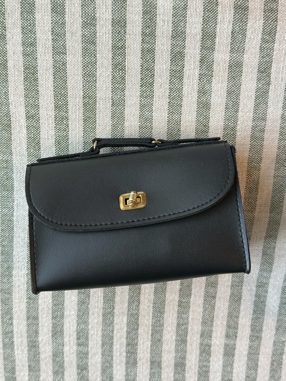 Samantha’s Victorian Valise Bag rare! Excellent condition black leather